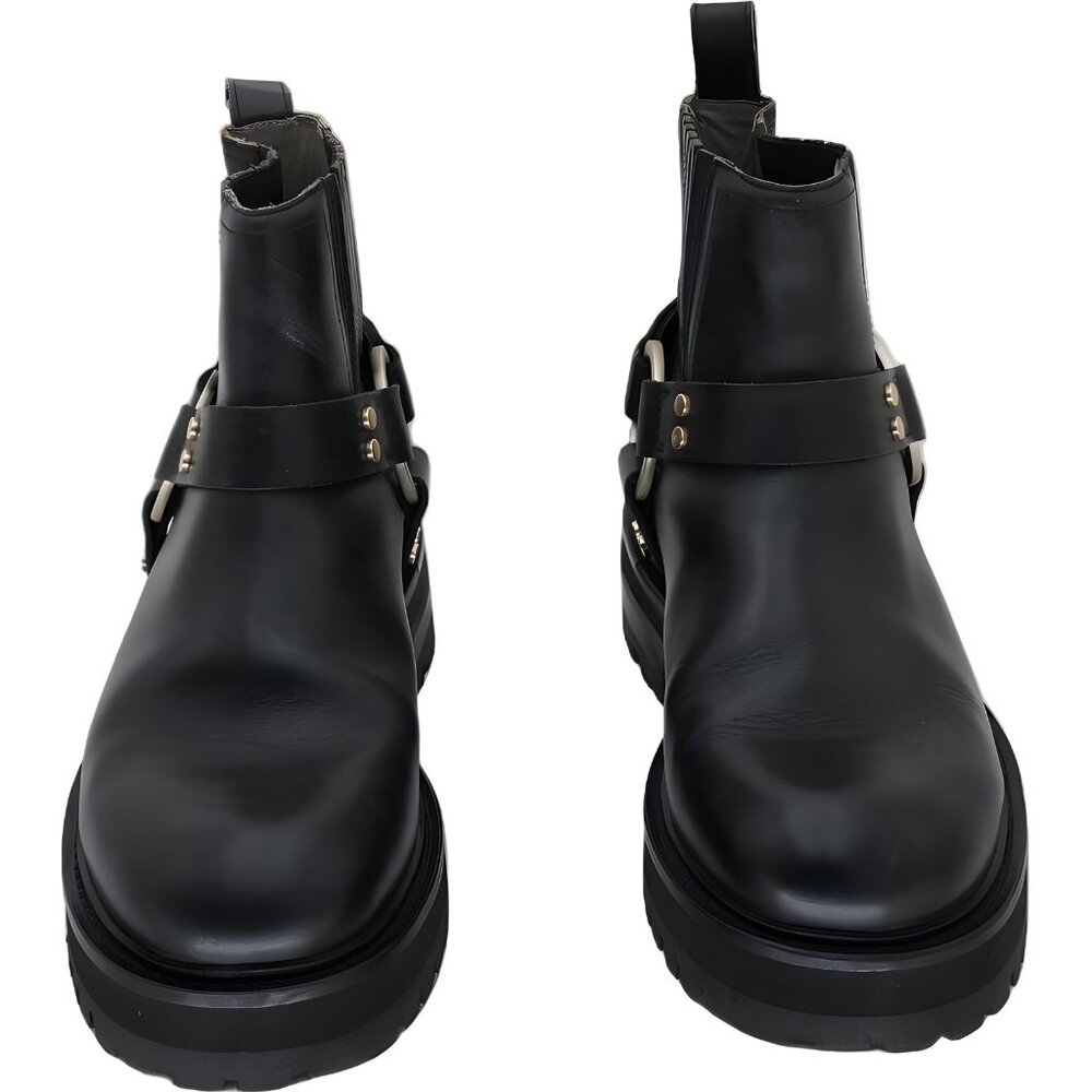 AllSaints Maddie Lug Sole Biker Boots EU 40 - Stylish Women's Footwear - Picture 5 of 6